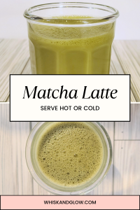Hot Matcha Latte Recipe