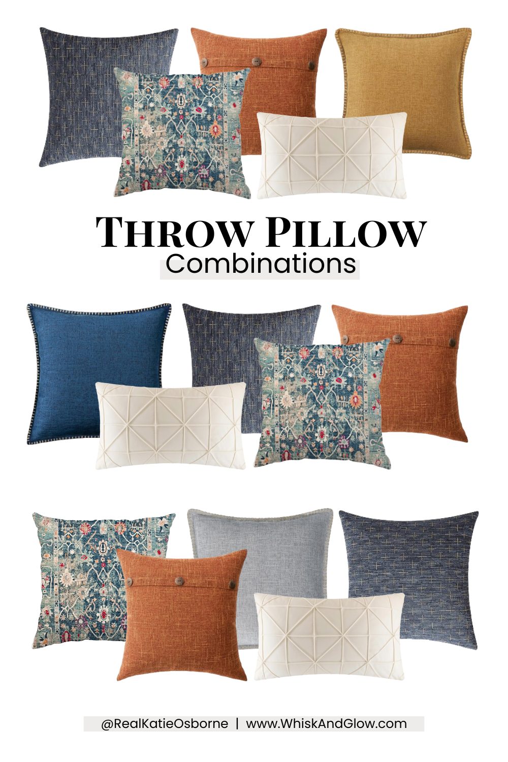 blue-and-orange-throw-pillow-covers