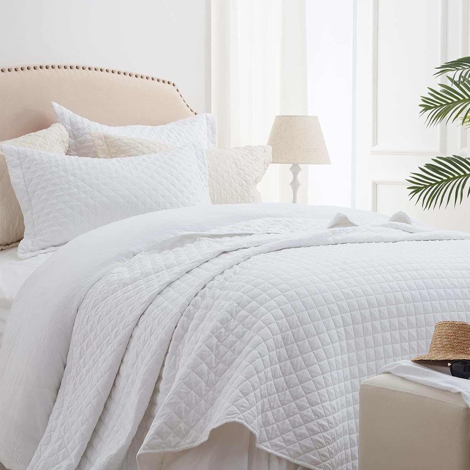 diamond-quilted-bedspread-set