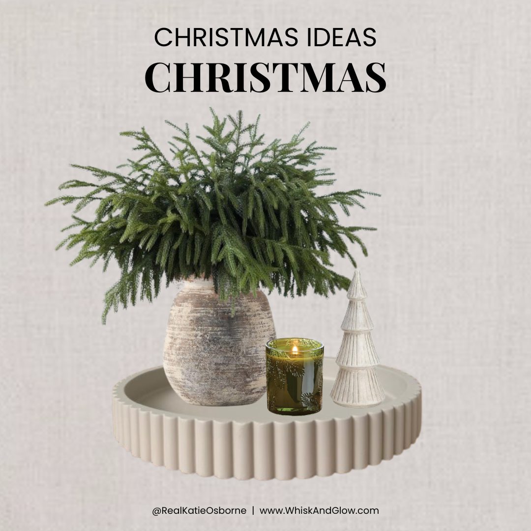 Christmas-decor-candle-tray