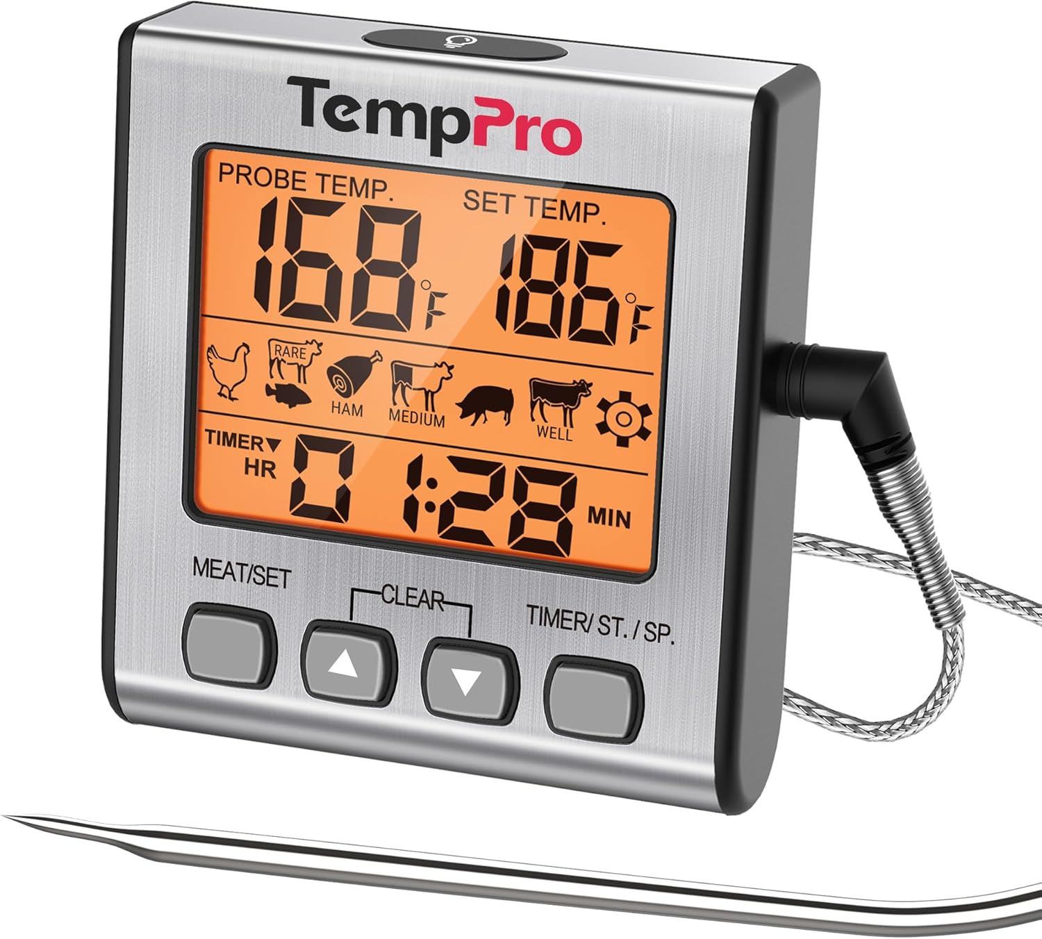 leave-in probe thermometer